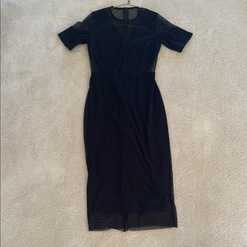 ASOS Black Midi Dress
